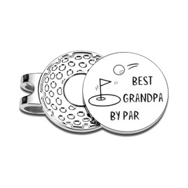 Paginafr Grandpa Gifts, for Grandpa,Retirement Gifts for Men Grandpa, Grandpa Birthday Gifts,Golf Ball Marker Hat Clip,Best Grandpa Gifts from Granddaughter Grandson, Golf Accessories for Men