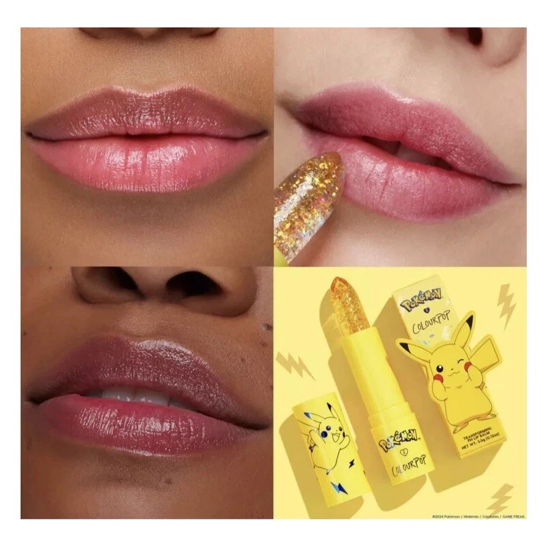 ColourPop Pokémon ColourPop Thunderbolt Sing Transform pH Lip Balm Color