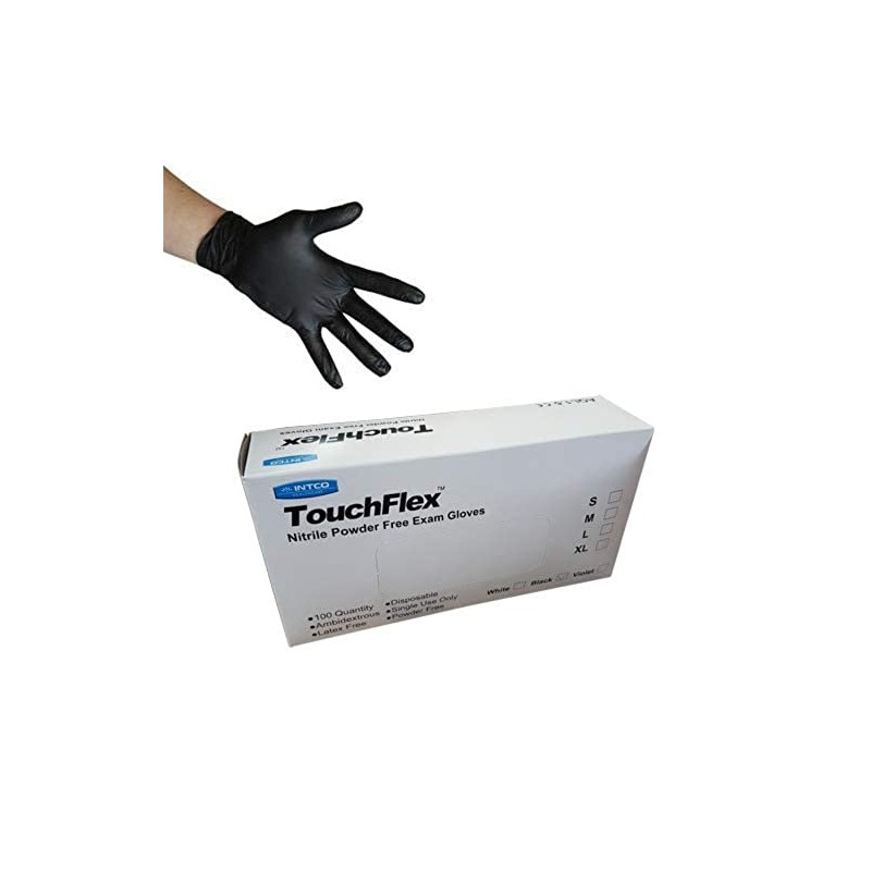 Touchflex N318D-50L N318D-50L disposable powder free gloves, nitrile, size L