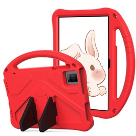 YRH Case for Revvl Tab 5G Tablet Case 10.36-inch 2023, Kids EVA Shockproof Cover for Tmoible Revvl Tab 5G Case, with Stand Handle, Red