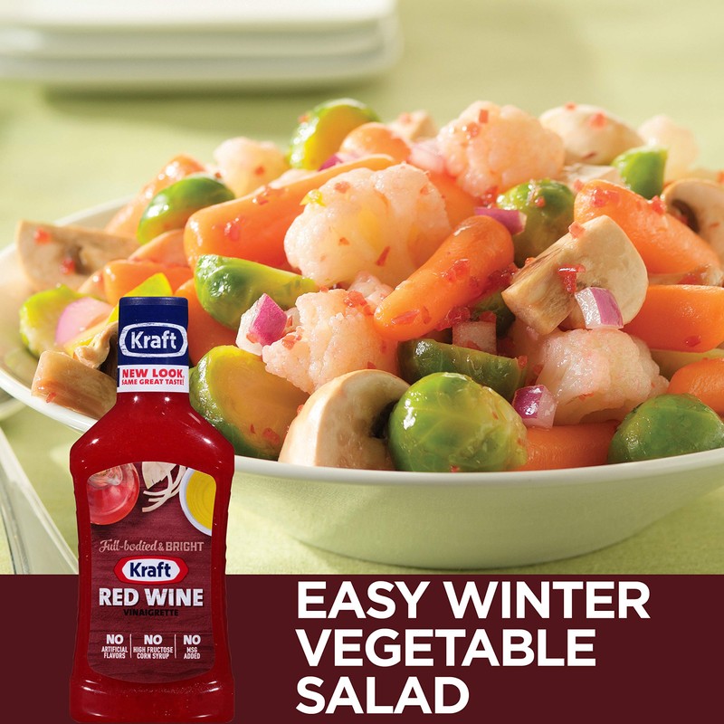 Kraft Red Wine Vinaigrette Salad Dressing (16 fl oz Bottle)