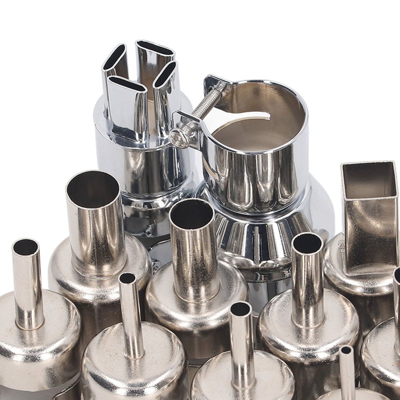 12Pcs Hot Air Gun Nozzle with Locking Screw Heat Gun