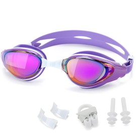 Nearsighted Swim Goggles, Shortsighted Optical Swimming Goggles No Leaking Anti Fog UV Protection for Adult Men Women