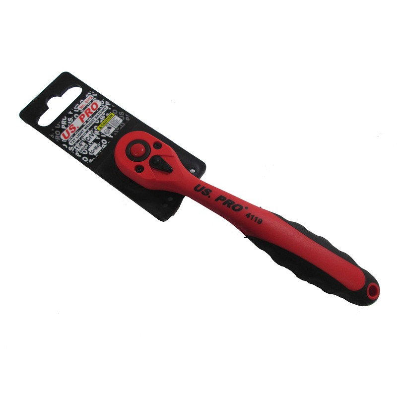 US PRO 1/4 DR Light Weight Ratchet 72T B4119