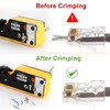 RJ45 Crimp Tool Kit Pass Through Ethernet Crimper Kit Cat5