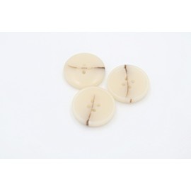 20PCS Craft Buttons Resin Snaps 4 Holes Sewing Round for Blazer Shirts Clothes DIY Accessories (23mm, Beige)