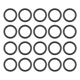 sourcing map Nitrile Rubber O-Rings 19.3mm OD 14mm ID 2.65mm Width, Metric Nitrile Rubber Sealing Gasket, Pack of 20