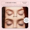 Savon Cosmetics Organic Lash Growth Serum for Thicker, Longer Eyelashes and Eyebrows - with Biotin, Peptides, and Panthenol - Natural and Cruelty Free - USA - Lash and Brow Boost Serum - Eyelash Conditioner