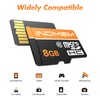 8GB Micro SD Card 2 Pack with SD Adapter, High