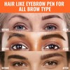 Eyebrow Pen - Eyebrow Pencil,2-in-1 Eyeliner Dual-Ended Microblading Eyebrow Pencil