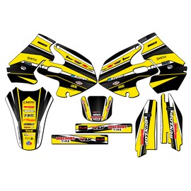 Senge Graphics Inc 1999-2000 RM 250 VIGOR Yellow Senge Graphics Kit Compatible with Suzuki - Base Kit, 18/21