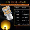 Melphan-Auto 1157 Led Amber Light Bulb, 12V-24V 1157 7528 2357