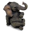 Veronese Design Baby Elephant Sitting with Crossed Legs Mini 3.5"