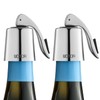 WOTOR Wine Stoppers Stainless Steel Wine Bottle stopper Plug with Silicone 2 pack