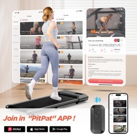 Lacuffy Walking Pad, Under Desk Walking Pad Treadmills for Home/Office, Mini Walking Pad for Home, 2 in 1 Walking Portable Desk Treadmill with Remote Control&LED Display