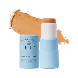 TEIA COSMETICOS, corrector de ojeras en barra hidratante de ingredientes naturales 7g (Tono medio)