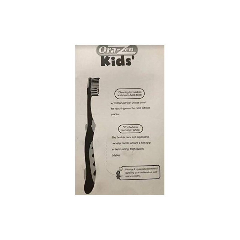 Ora-Zen Kids Multi Color Toothbrush Soft, 6-Pack