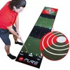 Pure2Improve 3.0 Golf Indoor/Outdoor Putting and Practice Mat with Flat