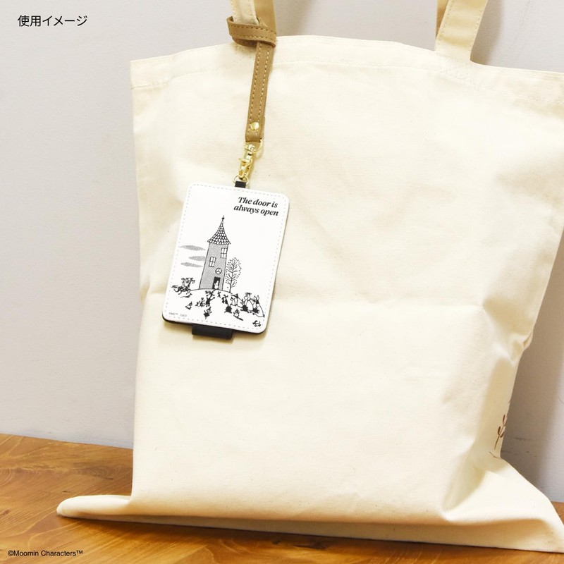 Gourmandies Moomin MMN-238A 80th Anniversary IC Card Case, Moomin House