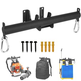Heavy Duty Wall Mounted Backpack Blower Rack,Backpack Blower Wall Hanger, Backpack Leaf Blower Hanger for Backpack Leaf Blowers, Garden Sprayers, Chainsaws