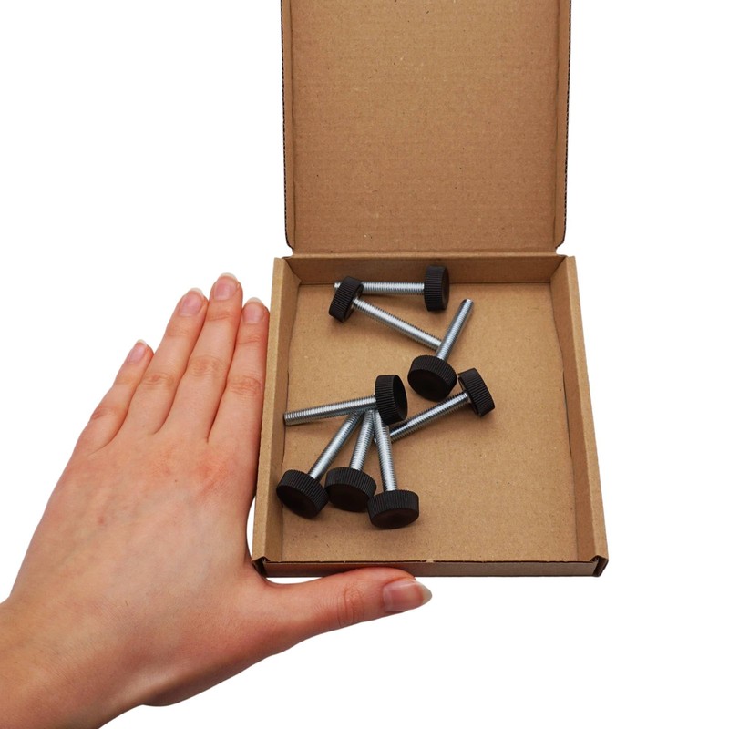 SKIR'CO Furniture Leveling Feet M6 x 40mm Adjustable Round Legs
