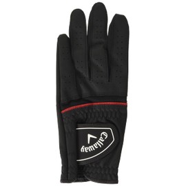 Callaway 5321099 Golf Gloves WARBIRD Men's Left Hand Worn (Right-Handed) 10.2 inches (26 cm) 2021 Model Black