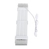 24 Pin RGB Power Extension Cable Kit ARGB 18AWG Silver