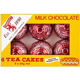Tunnock Milch-Schaumküsse (6 pro Packung - 144g) - Packung mit 6