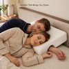 Couple Memory Foam Pillow with Arm Channel Side Sleeper Neck