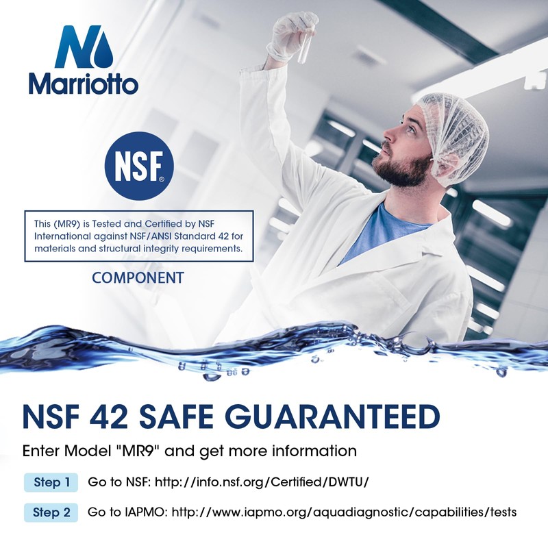 MARRIOTTO XWF Water Filter Replacement for GE XWF Refrigerator Water