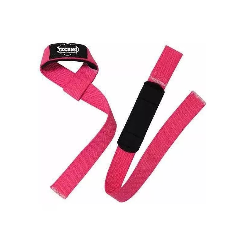Techno Cintas Para Pesas / Straps + Vendas Para Rodillas