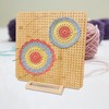Iswabard Bamboo Crochet Blocking Board Handcrafted Knitting Blocking Mat for