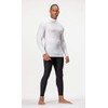 DEVOPS 3 Pack Men's Athletic Turtle Neck Long Sleeve Compression