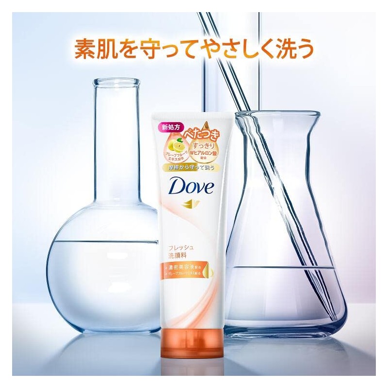 Dove Fresh Facial Cleanser, Sebum, Greasy Skin, 4.6 oz (130