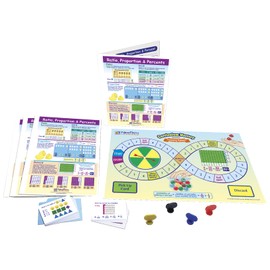 Newpath Learning 1571210 Learning Ratio Proportion & Percent Learning Center Game, Grade 3-5