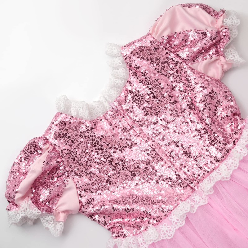 JerrisApparel - Disfraz de princesa para niñas, fiesta de cumpleaños,