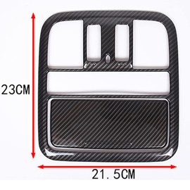 Fit for Honda Pilot 2019 2020 2021 2022 LX Car Inner Row Roof Reading Light Panel Trim Interior Car Accessories (Carbon Fiber, Front)