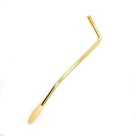 harpfeas 6 MM Thread Tremolo Arm Electric Guitar Tremolo Arm Thread Metal Single Tremolo Arm Whammy Bar with Tip for Stratocaster Electric Guitar Tremolo System (Gold)