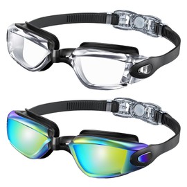 CIFOYA Goggles-Kids-Swim Kids Swimming Goggles: 2 Pack Kids Goggles Anti Fog No Leaking for Girls Boys Children Age 8-14