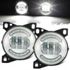 Partsam 12V LED Fog Lights Assembly Kit for Peterbilt 579