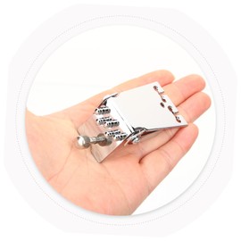 Milisten Banjo Tailpiece Guitar Tailpiece Triangle Musical Instrument Banjo Supplies Bridge Accessories for 5-String Metal Advanced Part