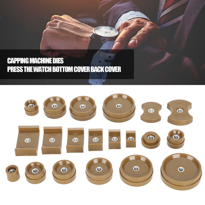 20pcs Capping Machine Dies Watch Back Cover Pressing Machine Accessory