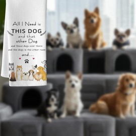 Iznomo Dog Towels,Dog Hand Towels,Dog Kitchen Towels,Dog Dish Towels,Gifts for Dog Lovers,Funny Kitchen Towels,Dog Lovers Gifts for Women,Dog Lover Gifts,Dog Mom Gifts for Women, for Dog Lovers