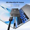 40Gbps USB4 NVMe M.2 Enclosure with Active Cooling & Silent