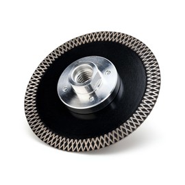 Solidure 4.5" Tile Cutting Blade,Porcelain Grinding Blade with Flange for Cutting and Grinding Porcelain Tile Granite Marble