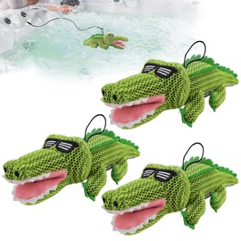 ZYIDBNG Crocodile Hot Tub Scum Absorber Reusable Washable Hot Tub Sponge Scum Absorber for Spa Hot Tub Oil Scum Absorber Hot Tub Accessories for Adults (3 Pack, Crocodile)