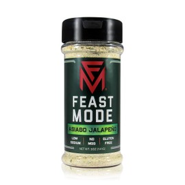 Asiago Jalapeno - Feast Mode Flavors - Low Sodium, No MSG, Gluten Free, All Natural, Meal Prep Seasoning , Healthy , Asiago Cheese Powder , Jalapeno Flakes