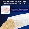 2 1/2" x 10' PVC Dust Collection Hose, Puncture-Resistant, Heavy-Duty
