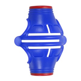 PATIKIL Golf Ball Marker Stencil 360 Degree Triple Track Golf Ball Alignment Marker Tool Line Drawing Marker for Men Women Blue/Red