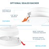 PARMIDA (6 Pack) 6 Inch 5CCT Ultra-Thin LED Adjustable Gimbal